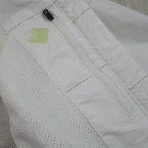 Asics New York City Marathon Jacket Womens 12 White Windbreaker Hooded Full Zip‎ - Picture 5 of 16